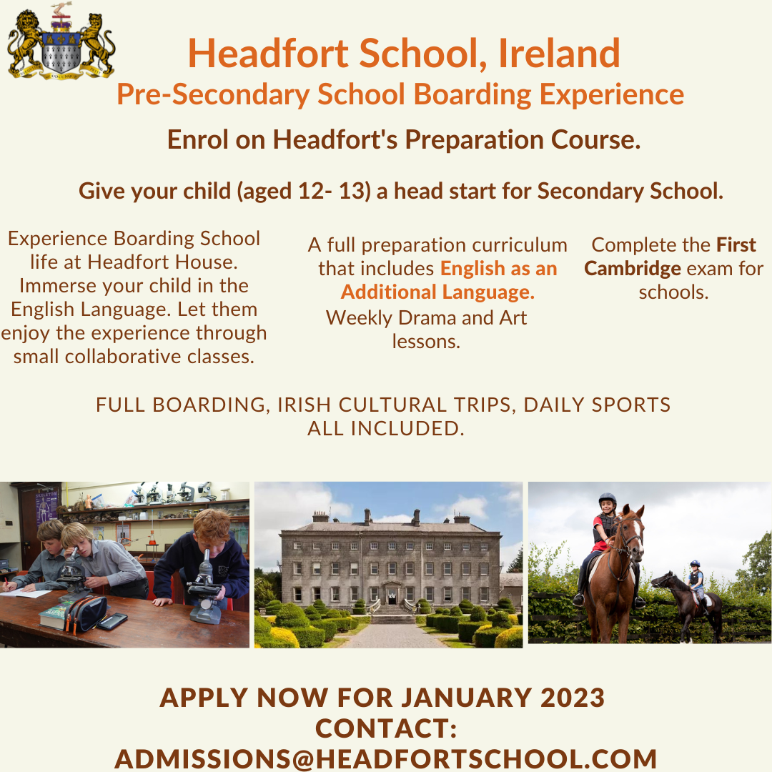 Headfort School Prep Boarding School Ireland