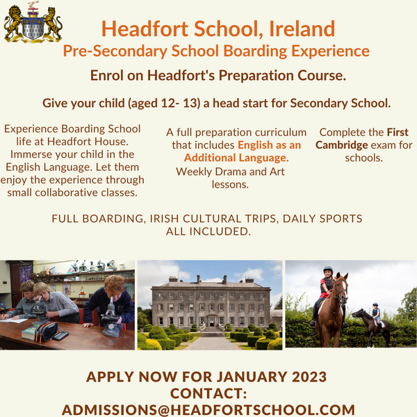 Headfort School Prep Boarding School Ireland